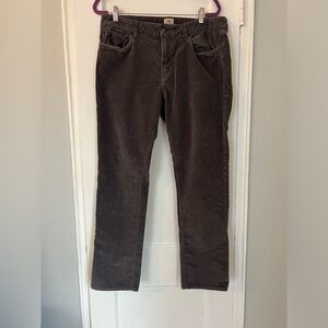 Faherty 5-Pocket Stretch Corduroy Pants, 34/30